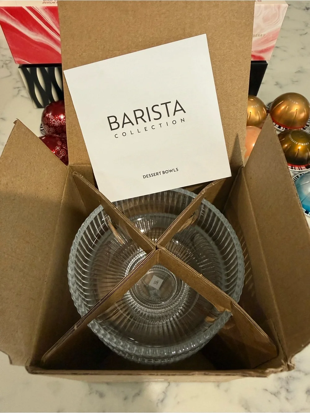 Nespresso bundle with Dessert Bowls